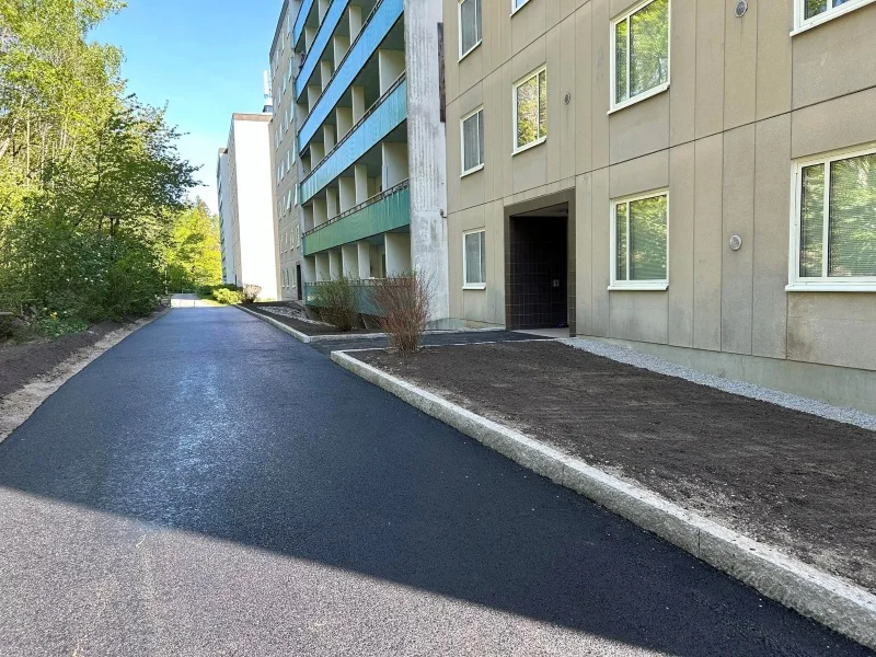 projekt Asfaltering av entre parkering till BRF i Orebro