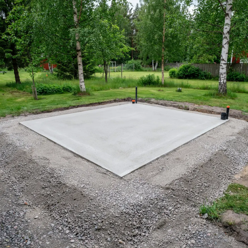 anlagga husgrund gjutning betongplatta orebro narke