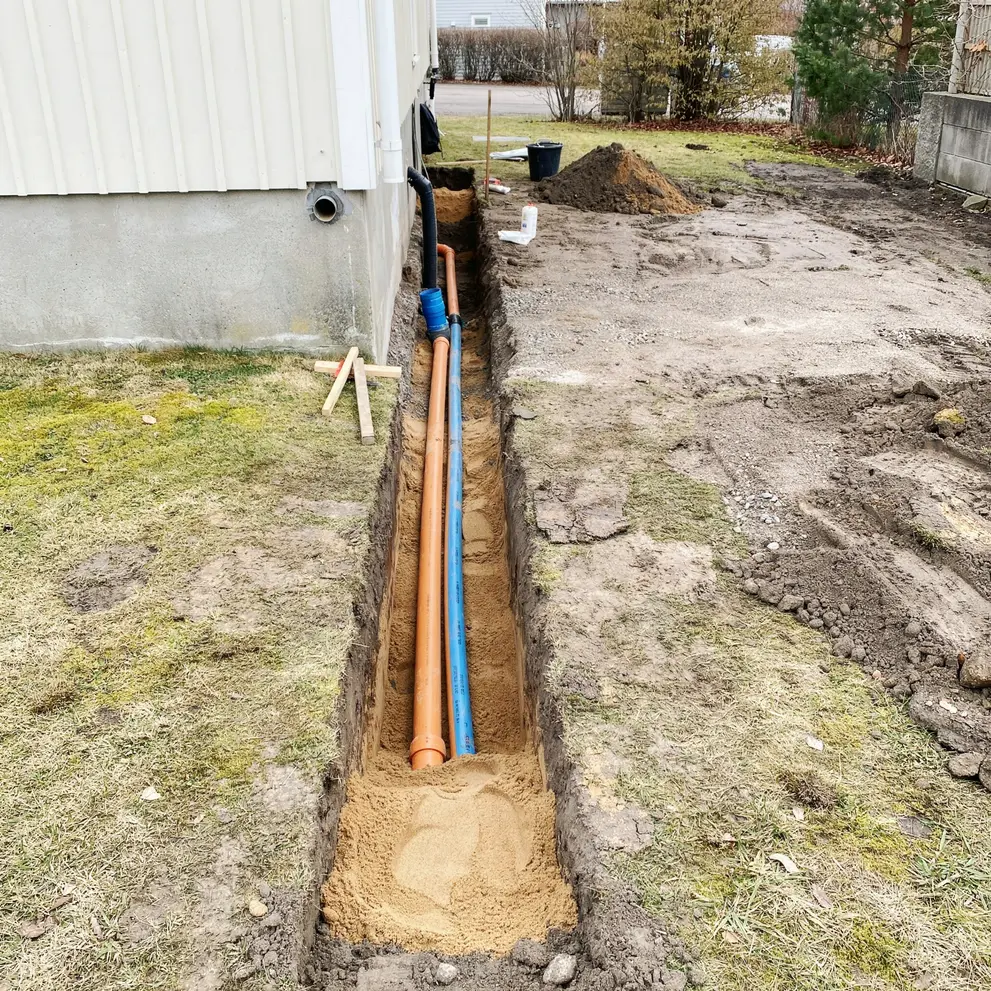 koppla kommunalt vatten avlopp orebro narke